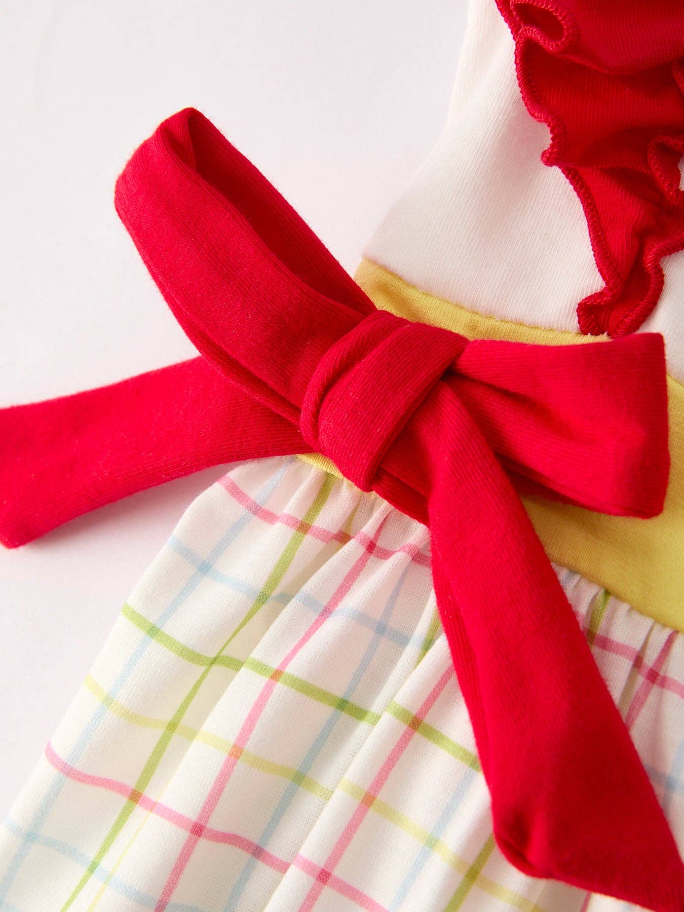 Girls Back-To-School Embroidery Dress