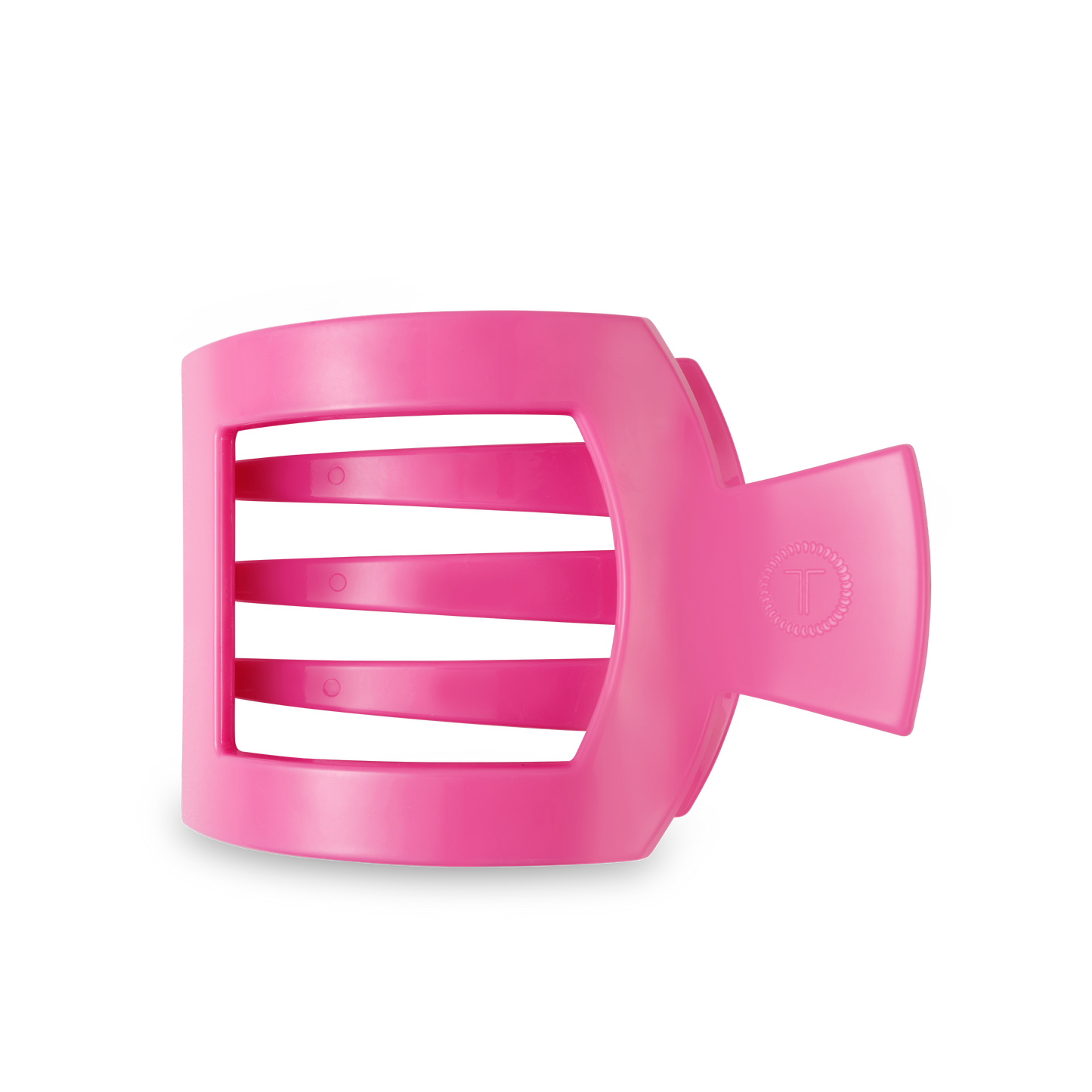 Paradise Pink Large Flat Square Hair Clip