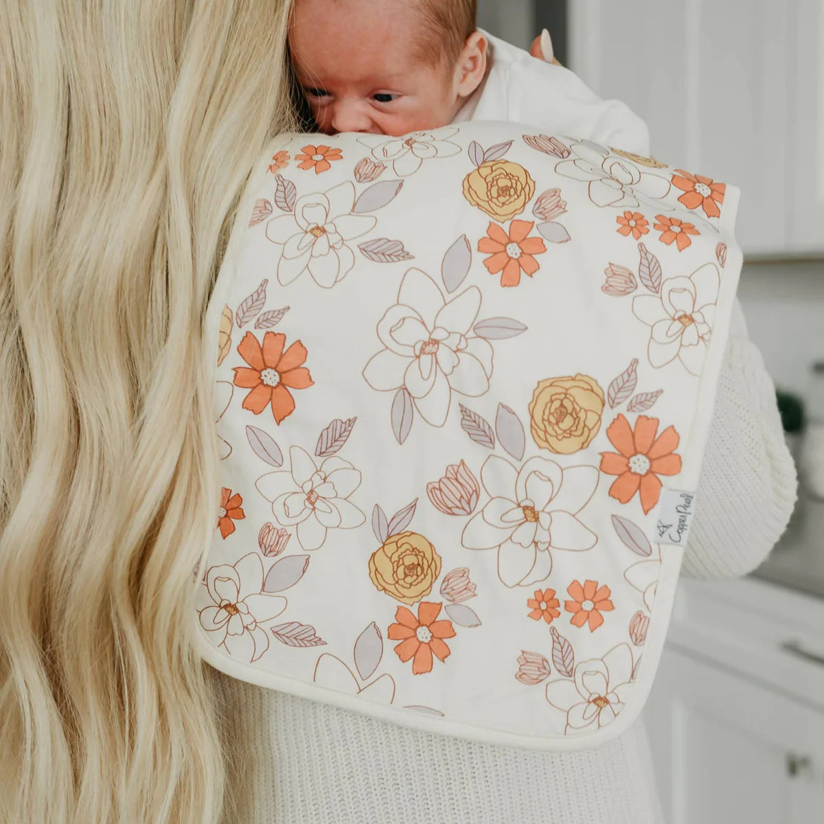 Copper Pearl Ferra Burp Cloth Set