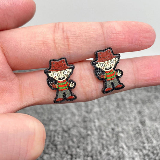 Halloween Character Acrylic Ear Studs