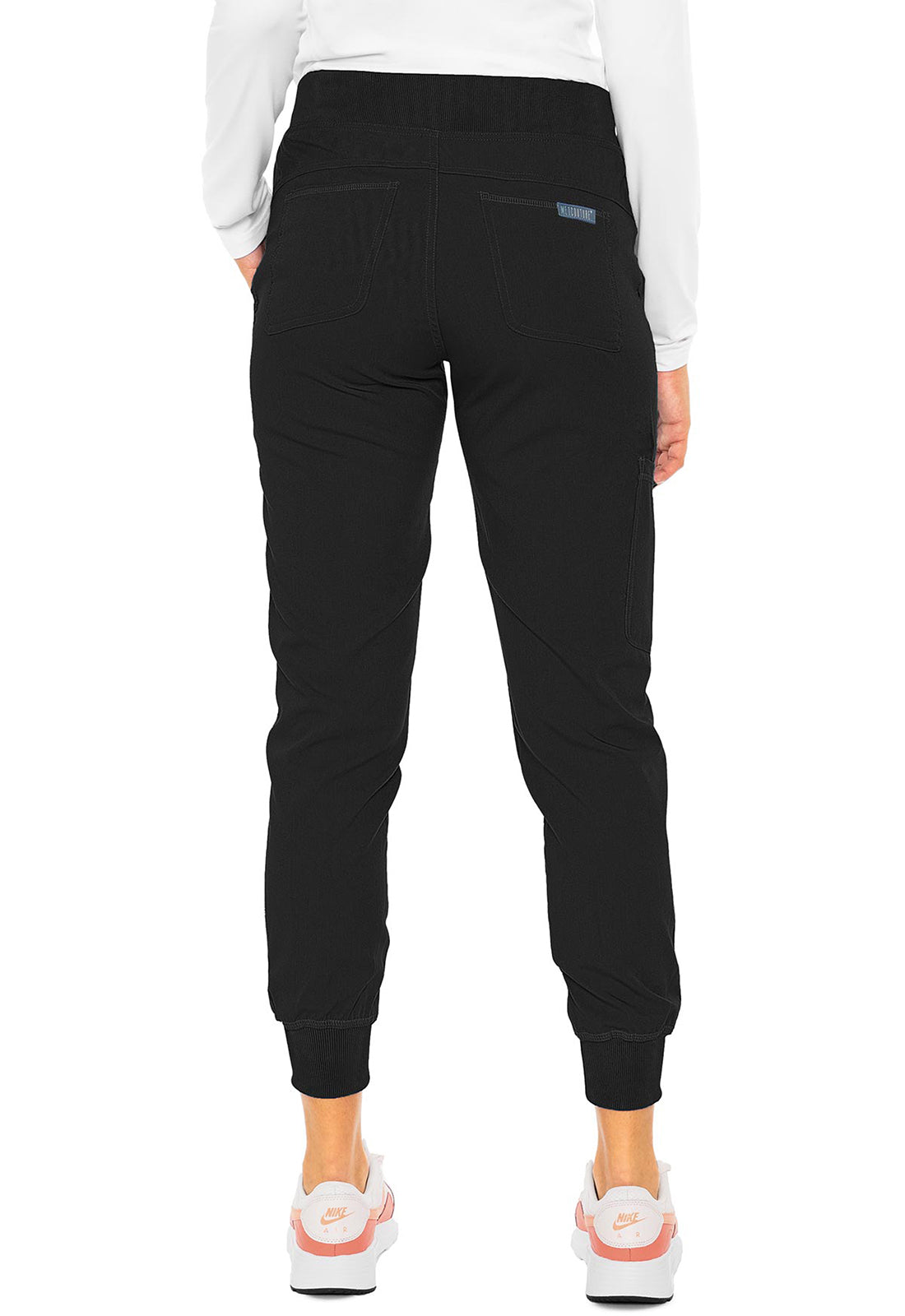 Med Couture Jogger Yoga Pant in Black MC7710