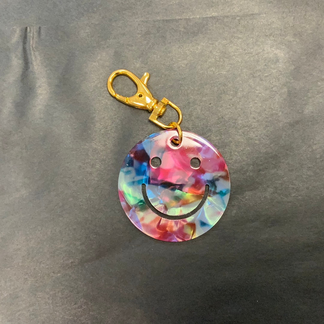 Smiley Face Keychain