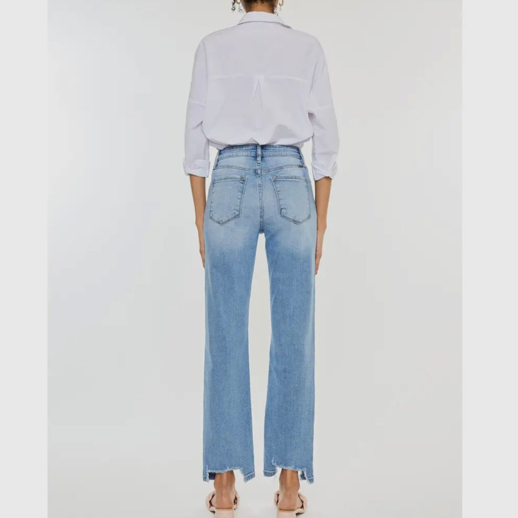 KanCan High Rise Straight Jeans