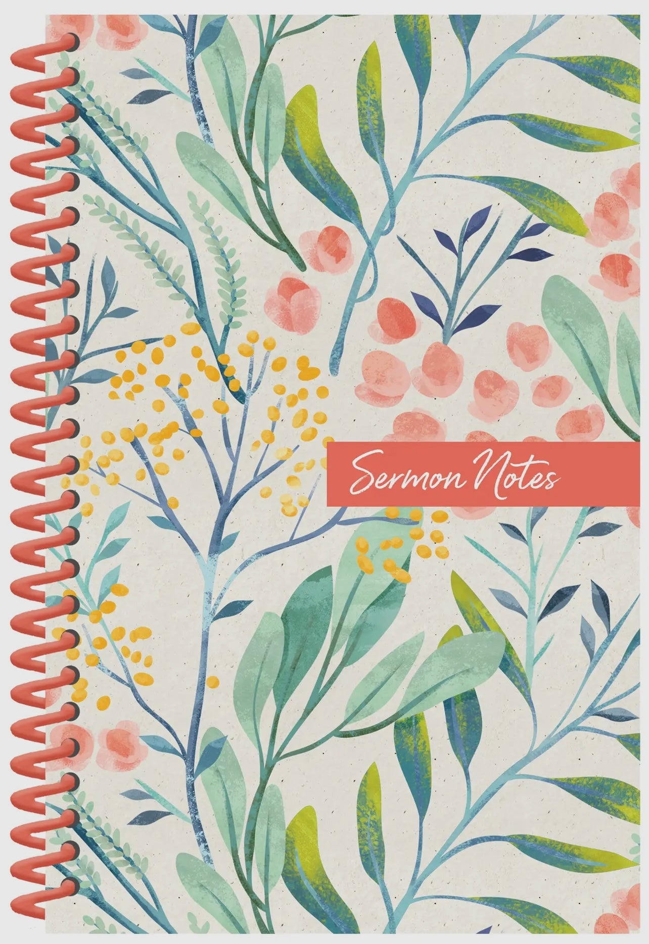 Sermon Notes Journal - Floral