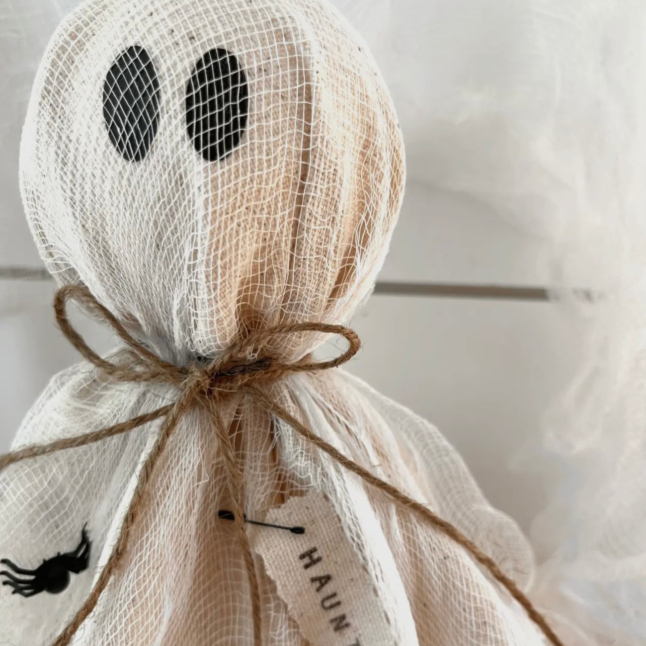 Rustic Primitive Halloween Ghost Home Decor