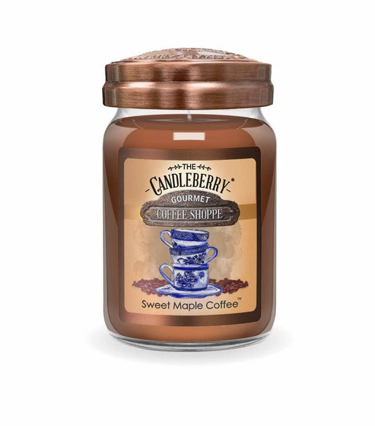 Coffee Shoppe Sweet Maple Coffee Large Jar Candle