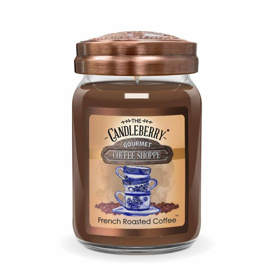Coffee Shoppe French Roasted Coffee Large Jar Candle - Spring