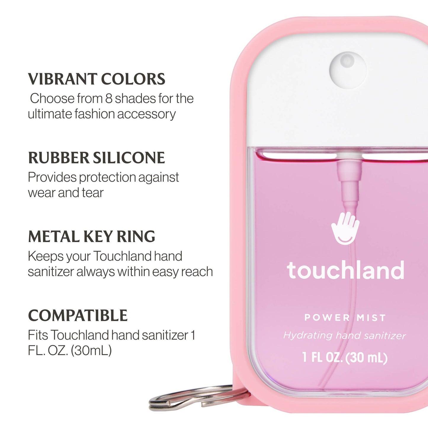 Touchland Bubblegum Pink Hand Mist Case