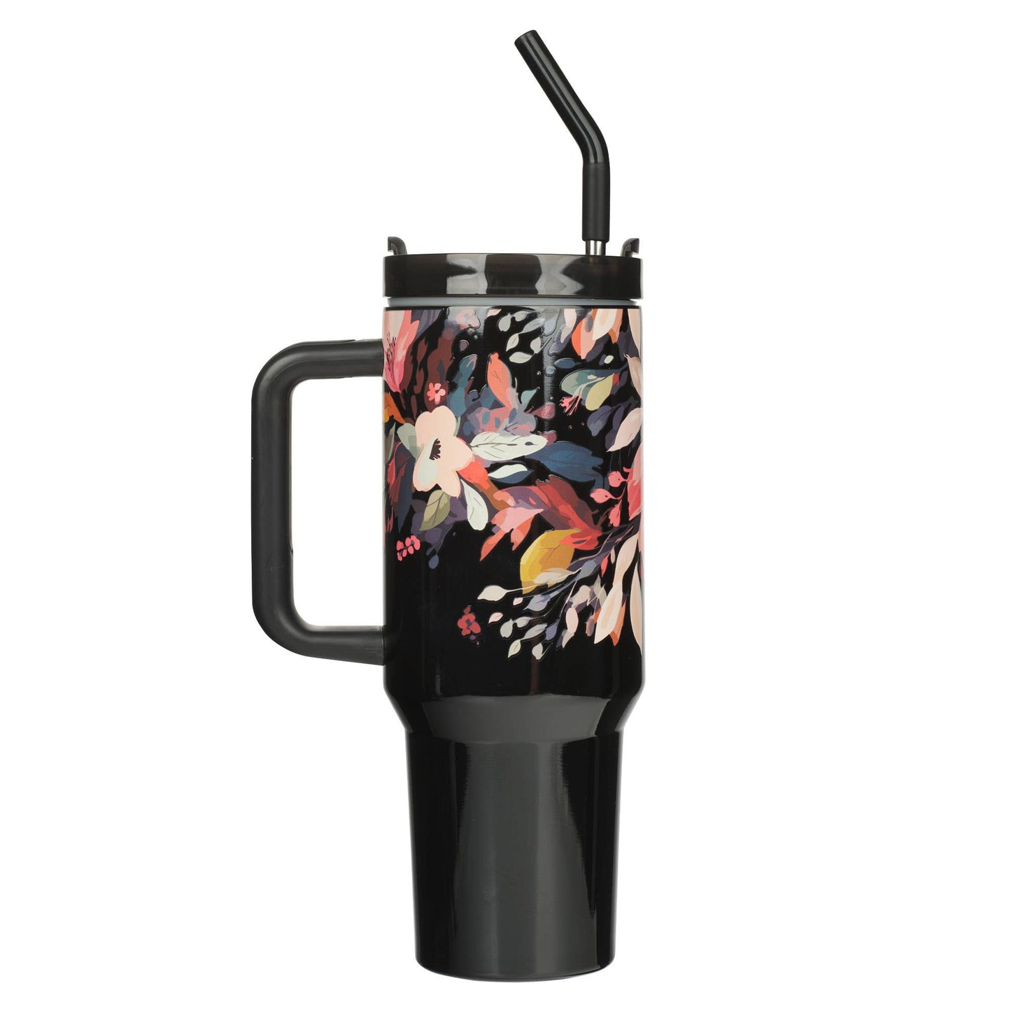 Jer. 29:11 Black Tumbler with Straw