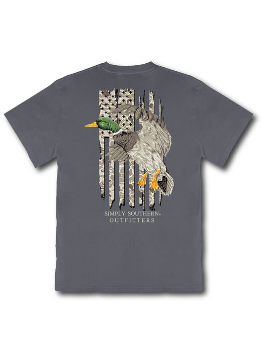 Simply Southern Duck Camo Short Sleeve Shirt