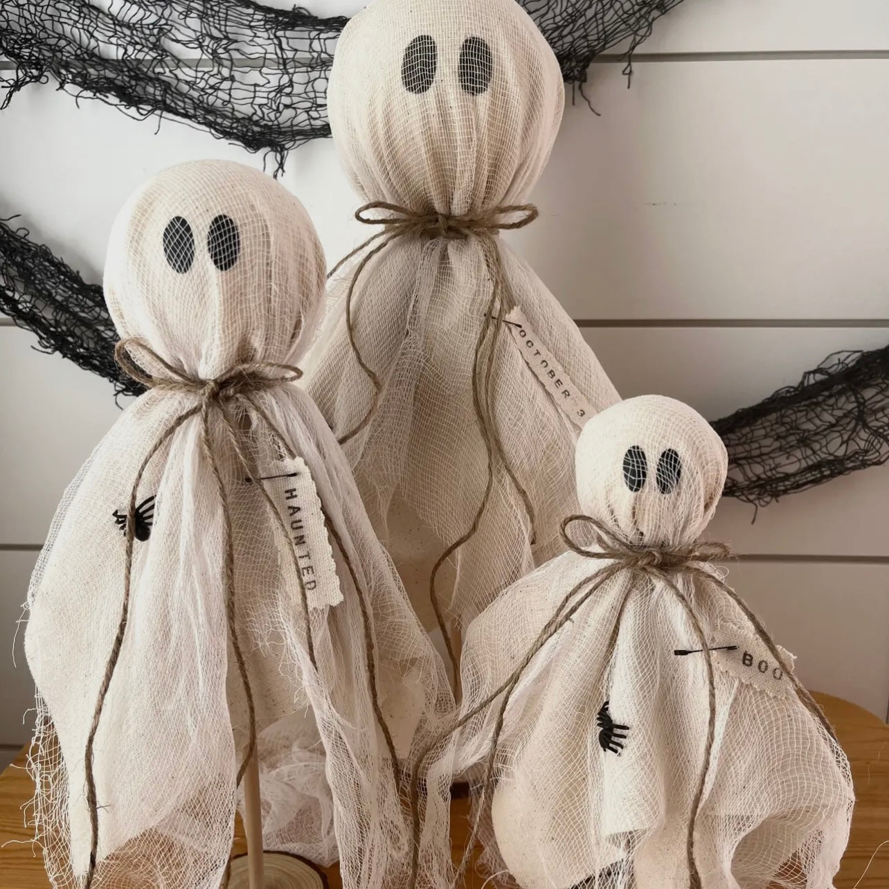 Rustic Primitive Halloween Ghost Home Decor