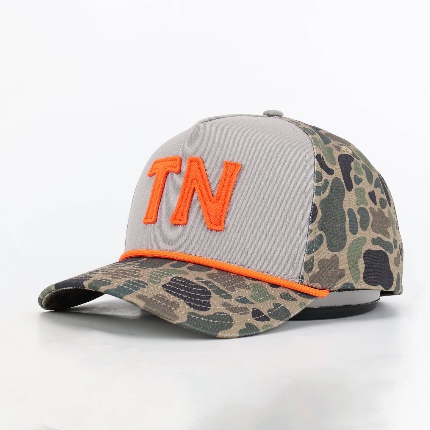 Tennessee "TN Hat" in TENN™ Camo & Smokey Gray