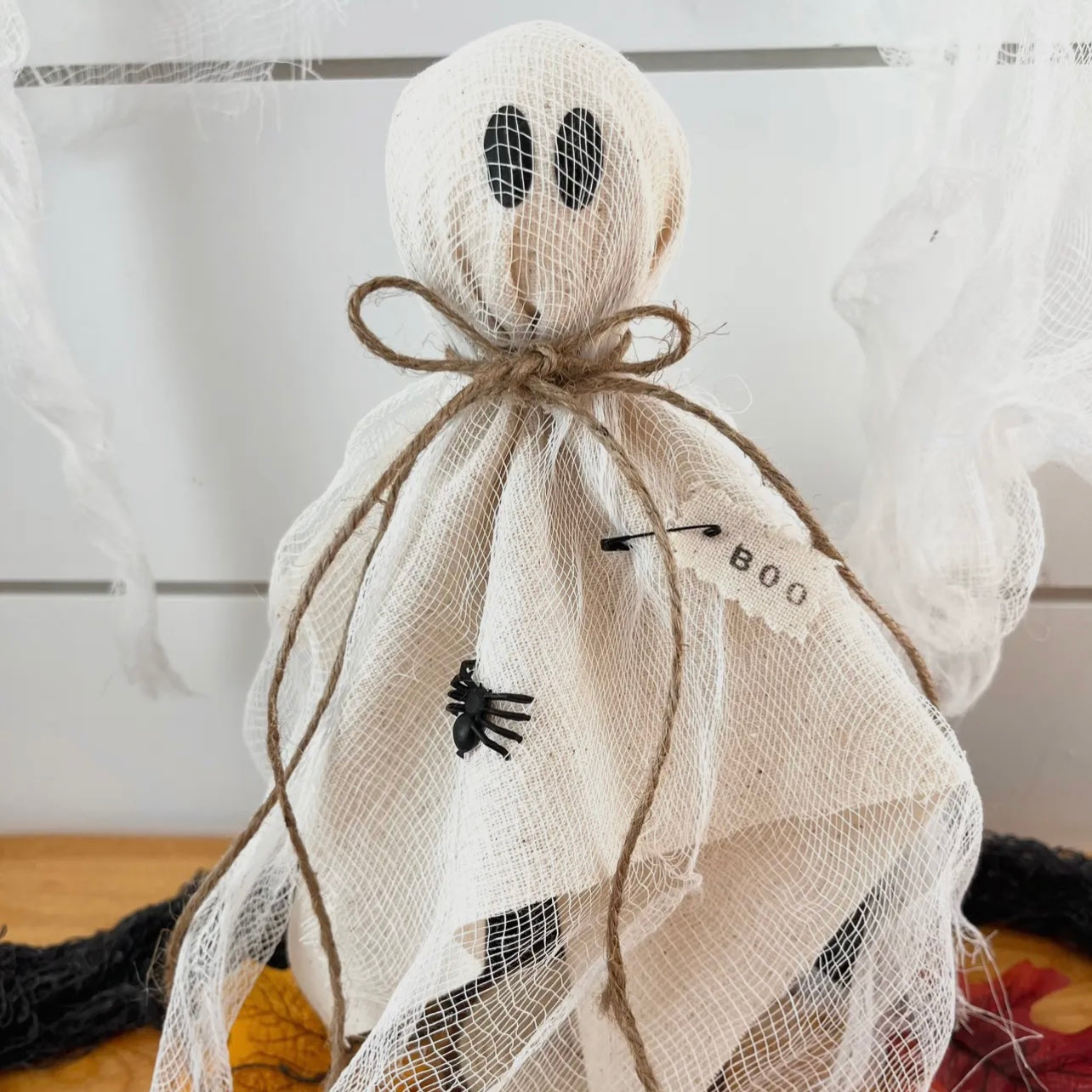 Rustic Primitive Halloween Ghost Home Decor