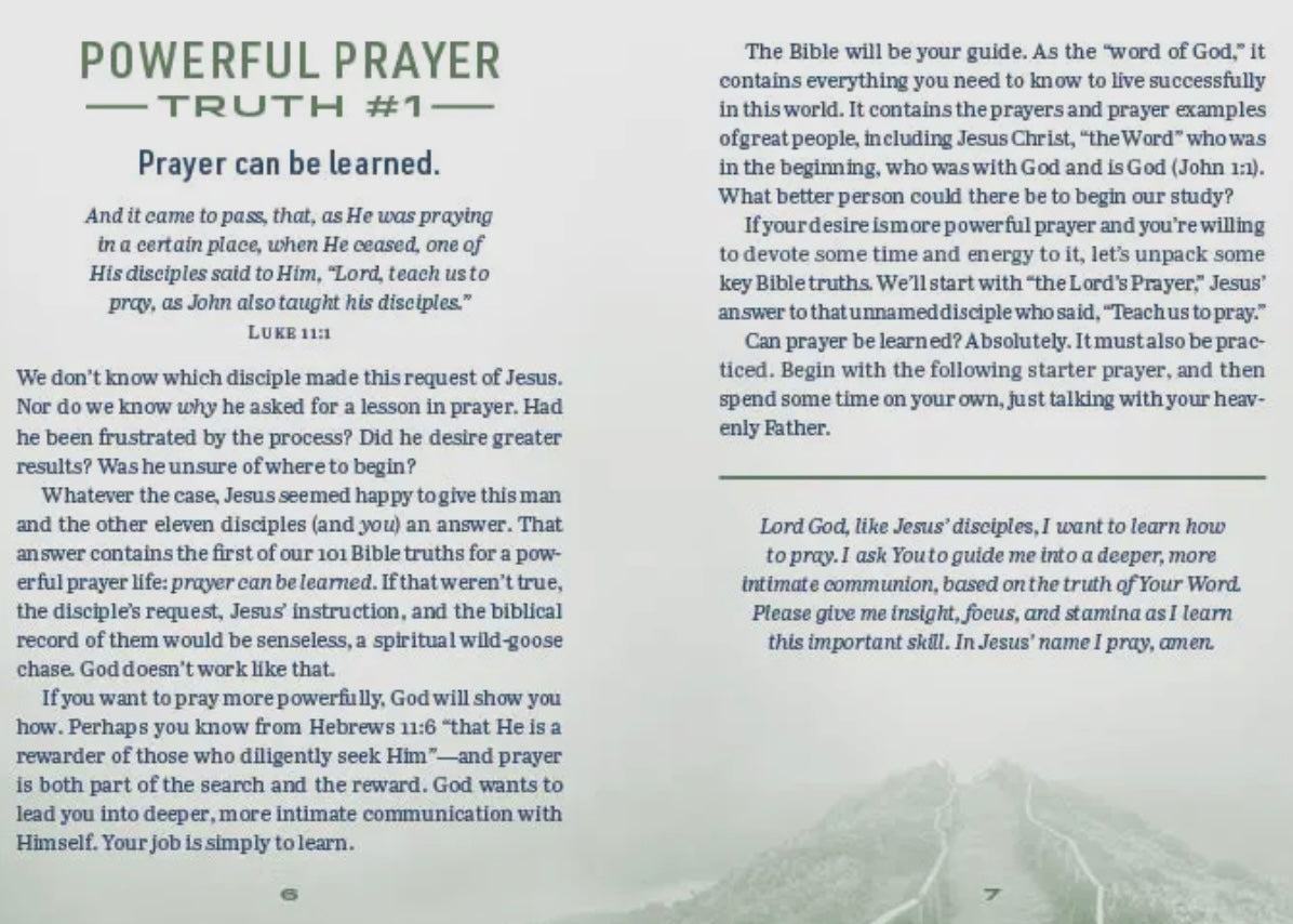 101 Devotions On Powerful Prayer For Men