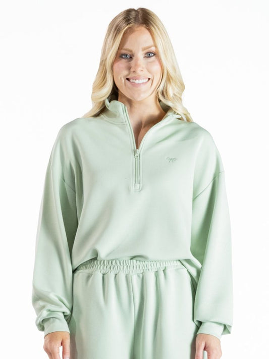 Simply Southern Scalloped Sage Pullover