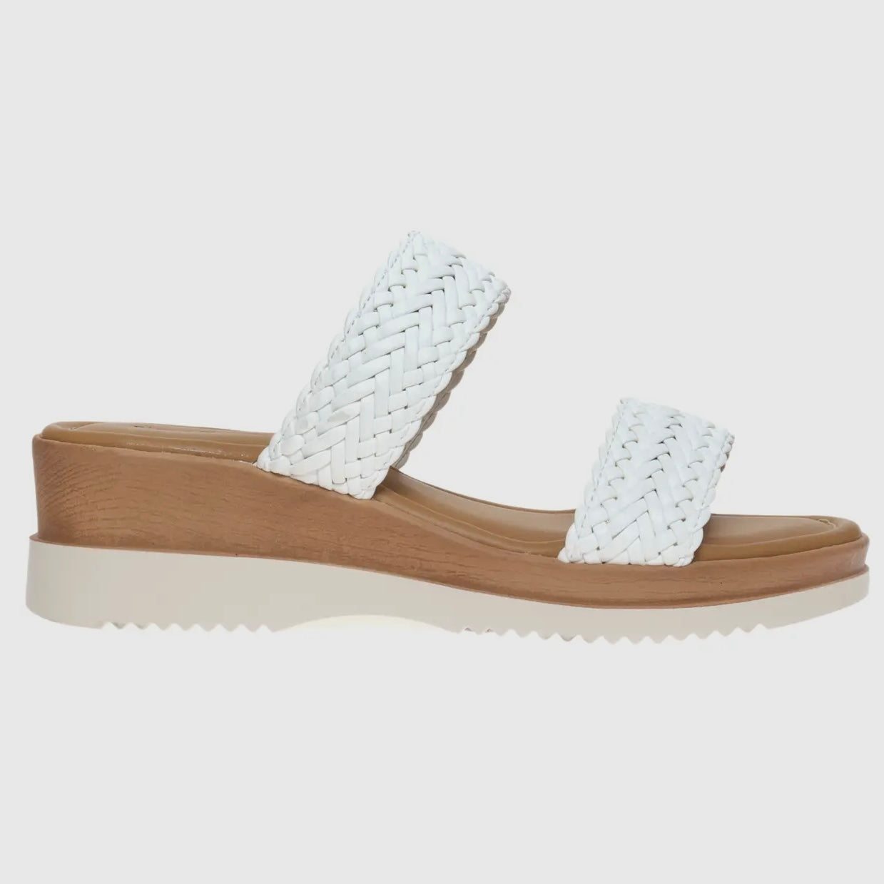 Pierre Dumas Ashley Platform Sandals in White