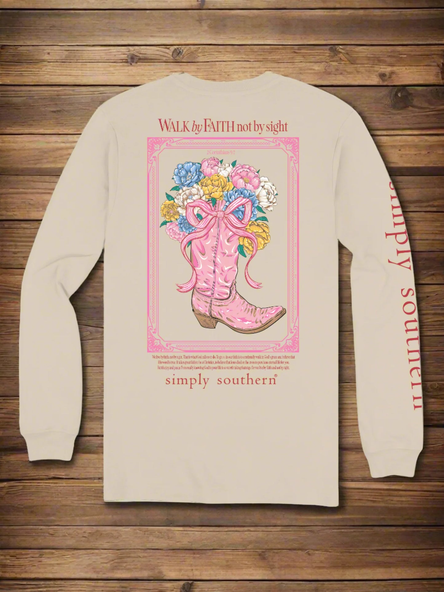 Simply Southern Walk By Faith Long Sleeve Shirt