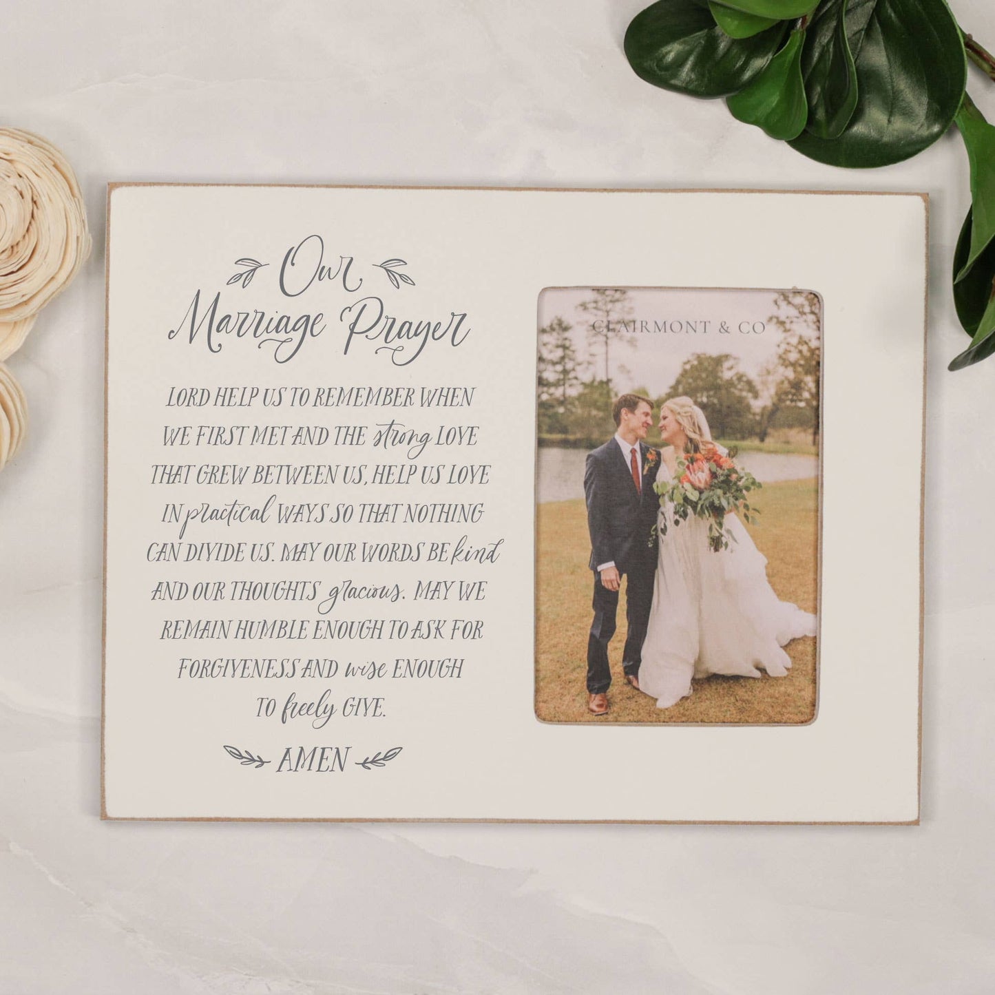 Our Marriage Prayer Picture Frame