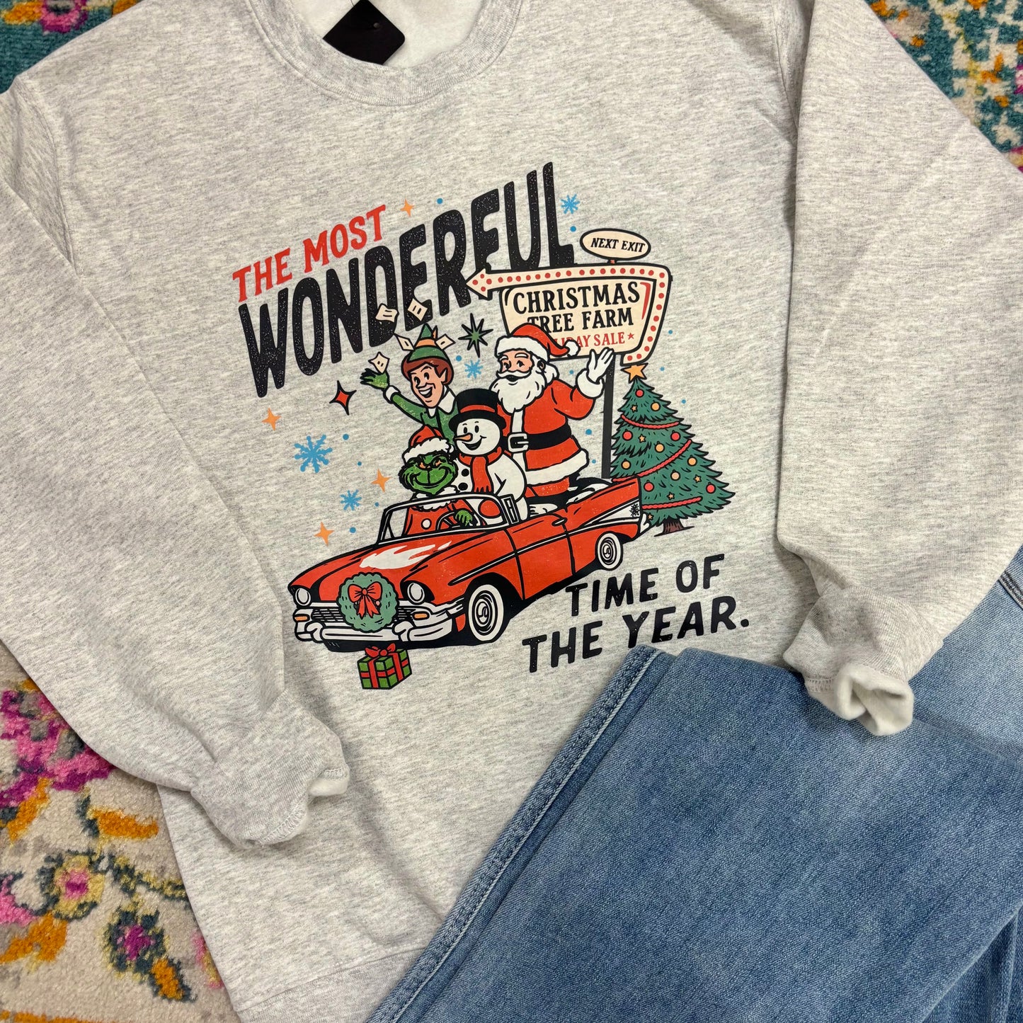 Most Wonderful Time of The Year Crewneck Pullover