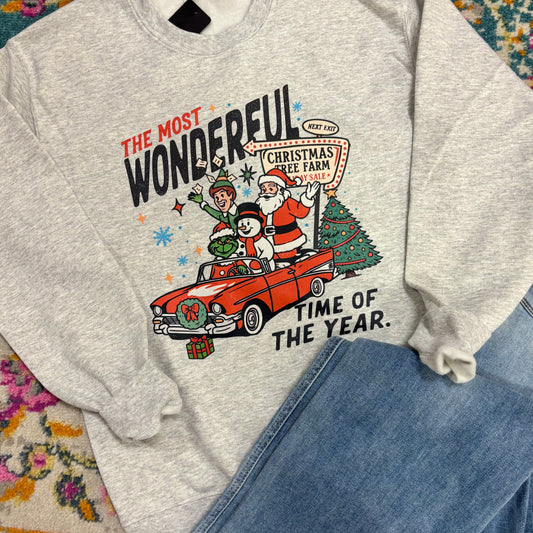 Most Wonderful Time of The Year Crewneck Pullover