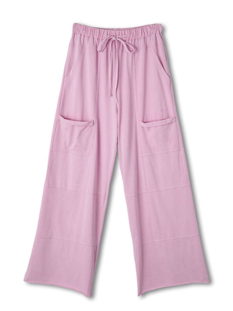 Simply Southern Vintage Washed Wide Leg Pants - Pink