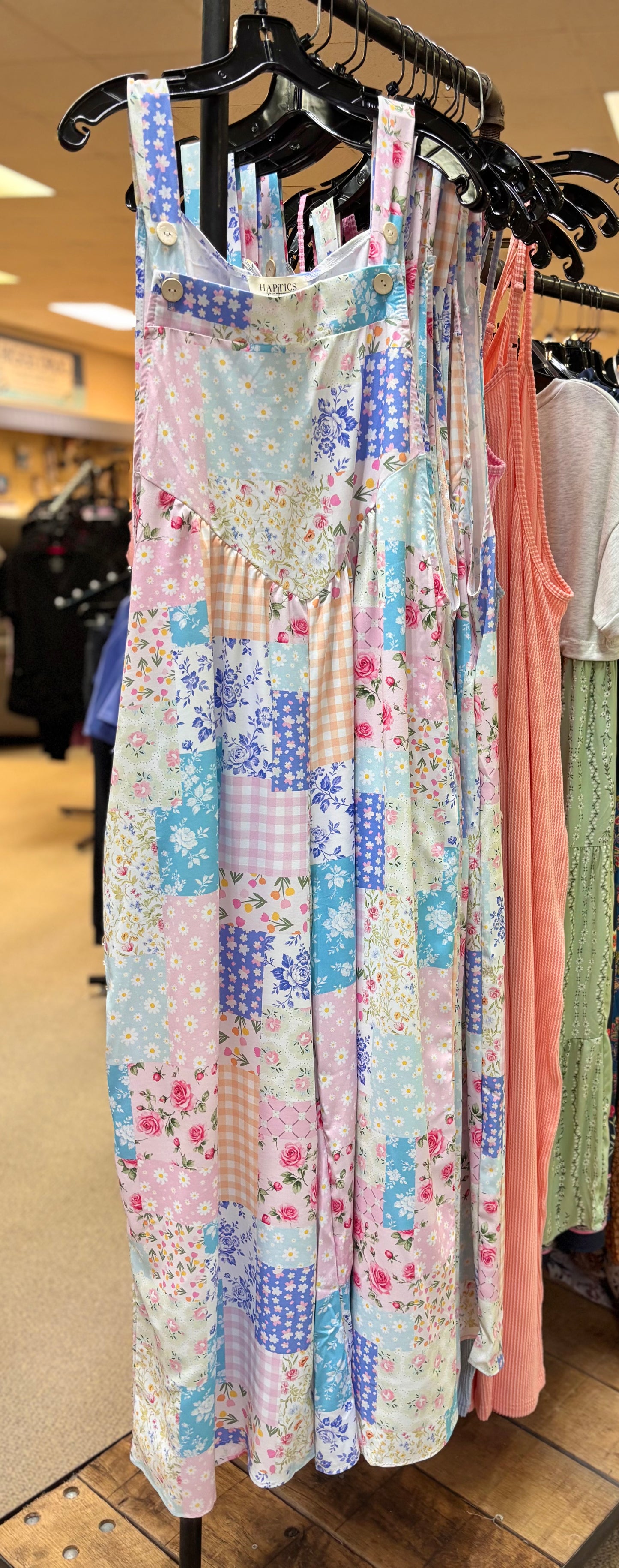 Floral Patchwork Jumpsuit
