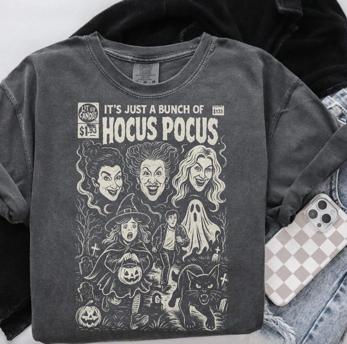 Hocus Pocus Black Comfort Color Tee