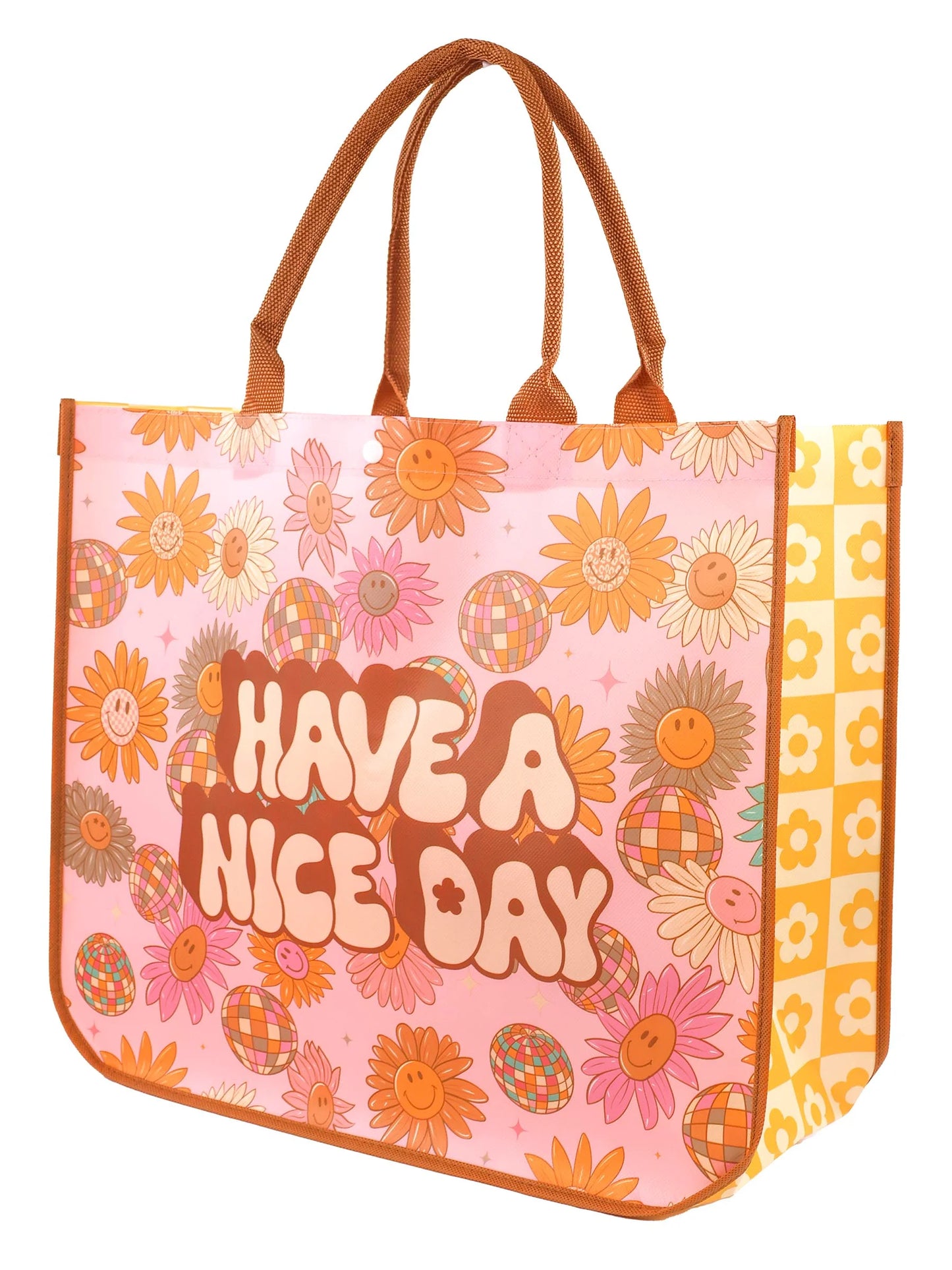 Jumbo Simply Southern Eco Bag - Flowers