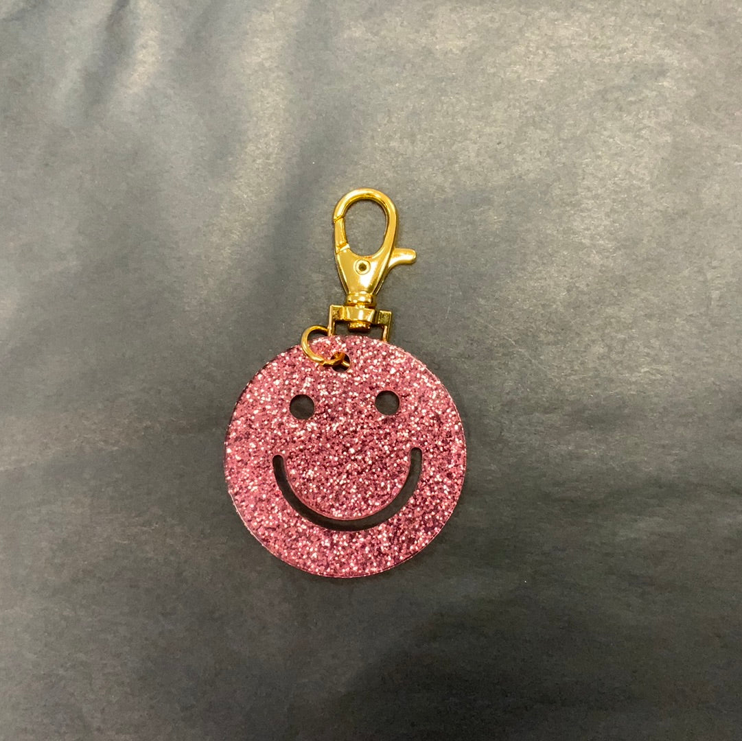 Smiley Face Keychain