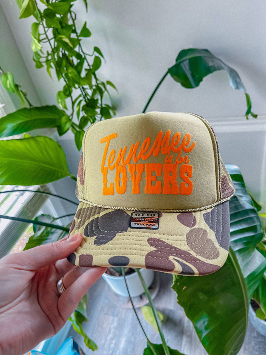 For Lovers, Tennessee Western Green Camo Trucker Hat