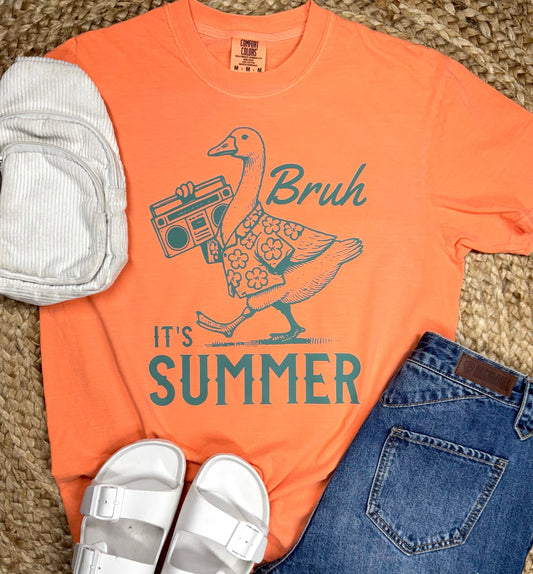 Bruh It's Summer Graphic Tee