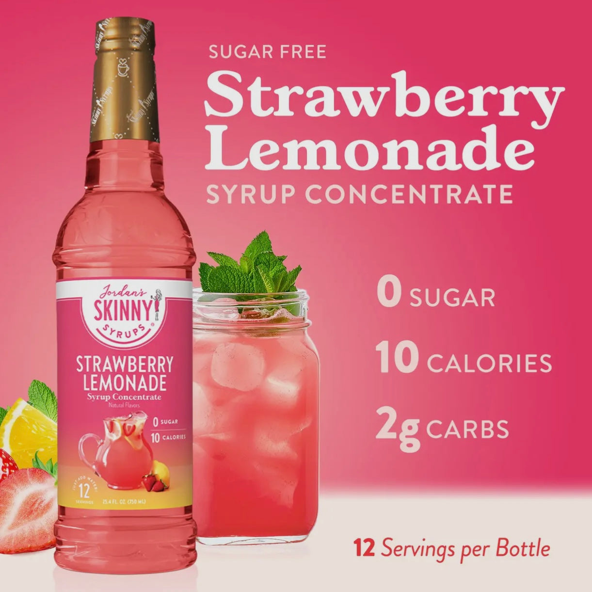 Strawberry Lemonade Syrup Concentrate