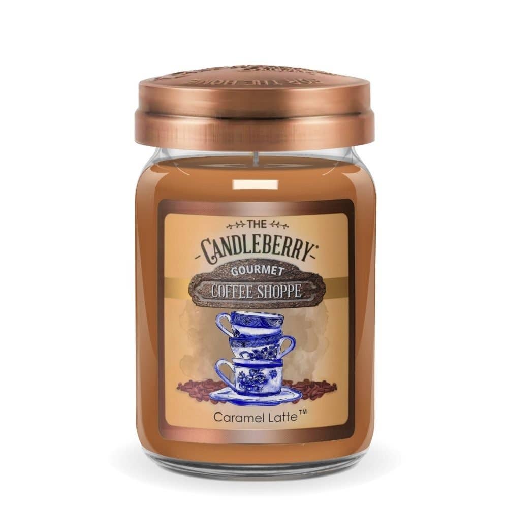 Coffee Shoppe Caramel Latte Large Jar Candle