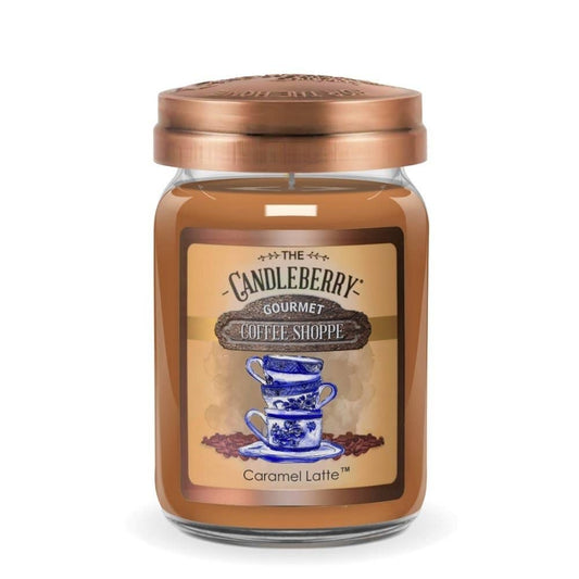 Coffee Shoppe Caramel Latte Large Jar Candle