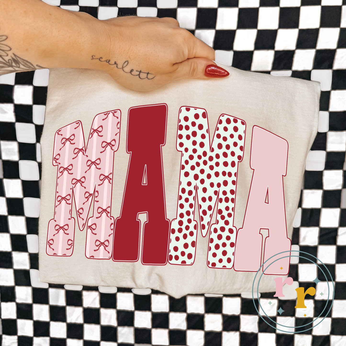 Valentine Mama Graphic Tee