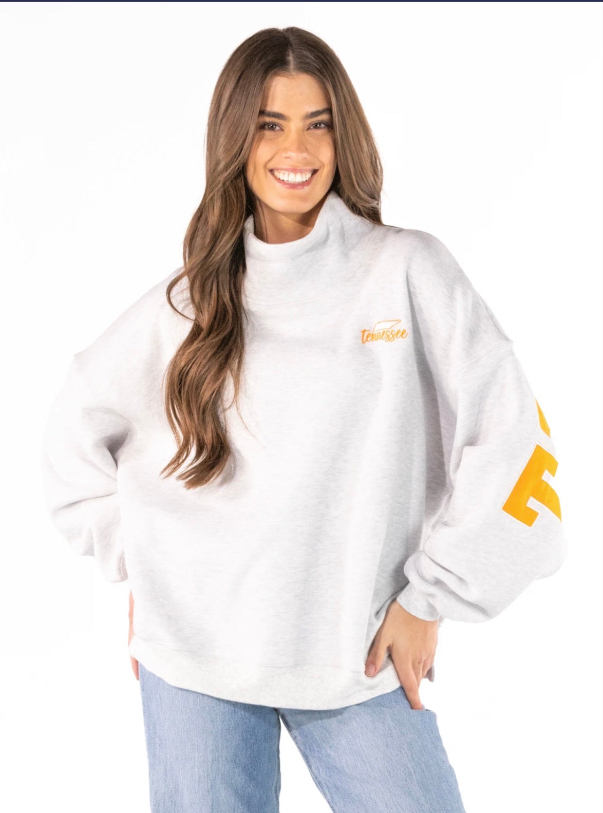 Simply Southern Mock Neck Tennessee One Size Pullover