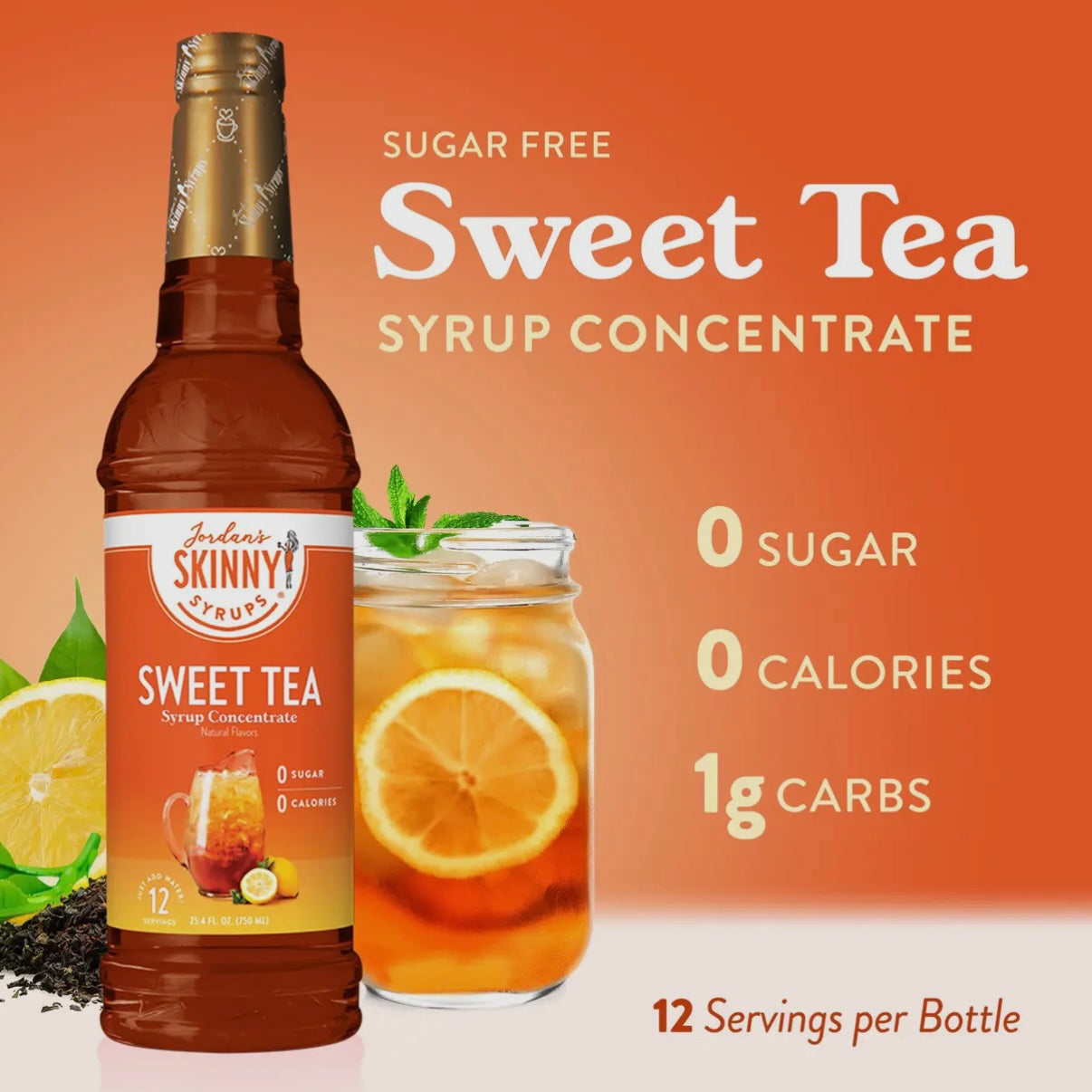 Sugar Free Sweet Tea Syrup Concentrate