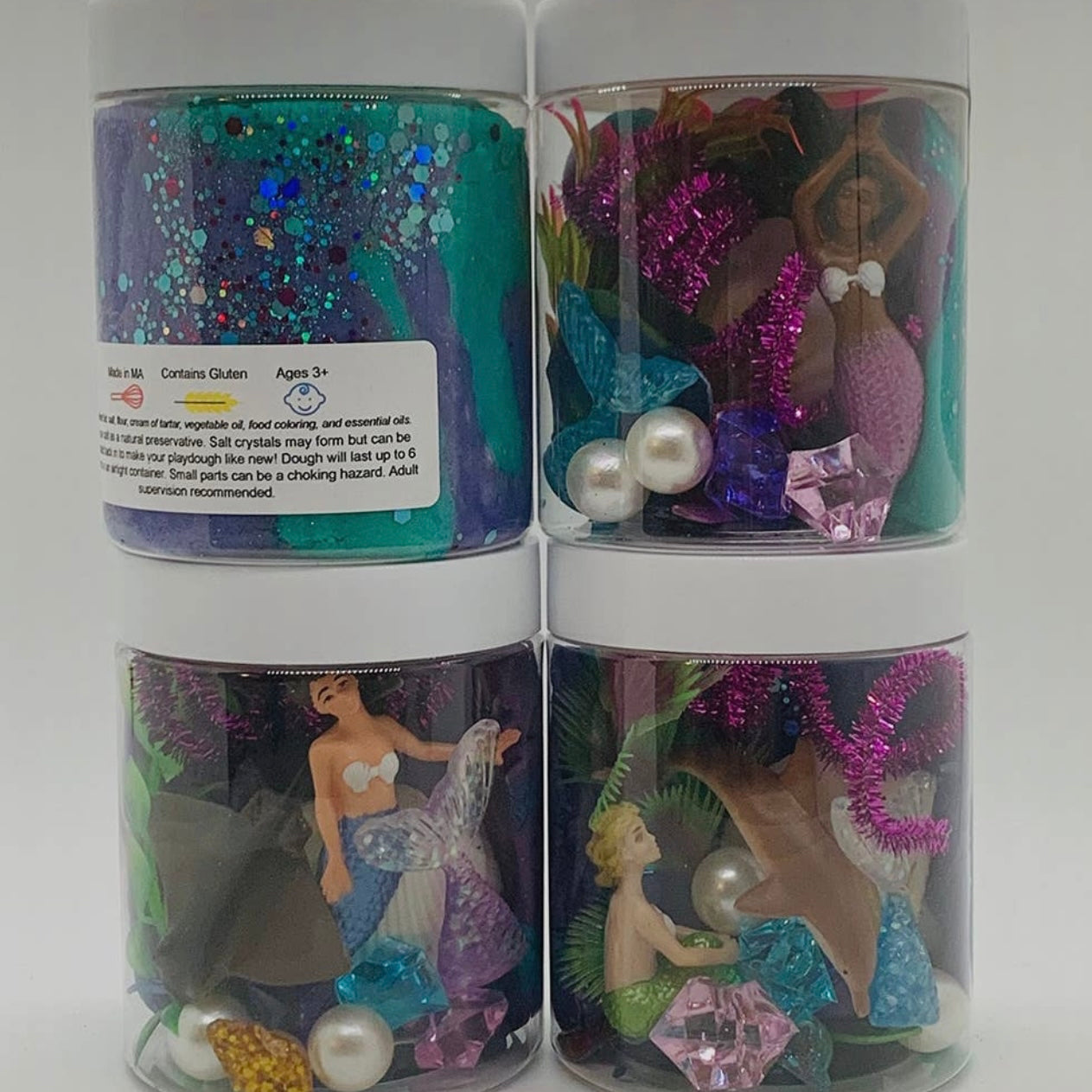 Mermaid On-The-Go Dough Jar