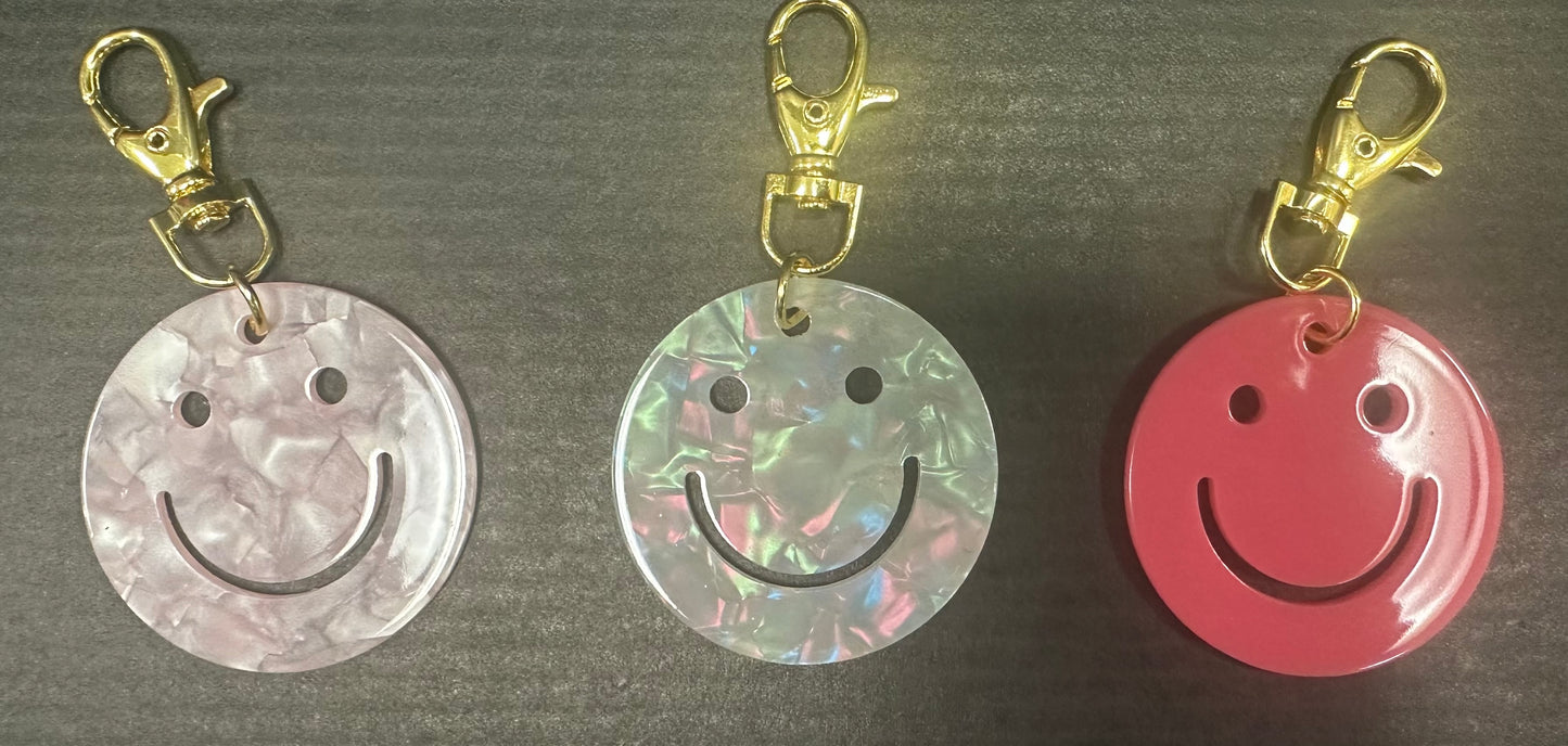 Smiley Face Keychain