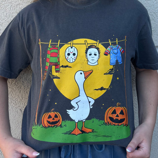 Horror Goose Halloween Tee