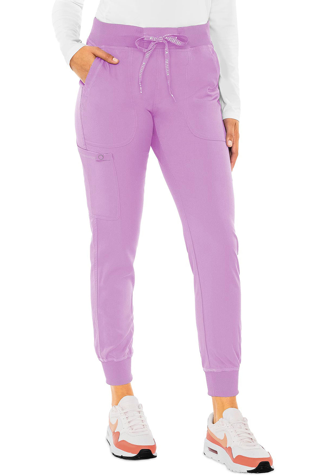 Med Couture Jogger Yoga Pant in Lilac MC7710