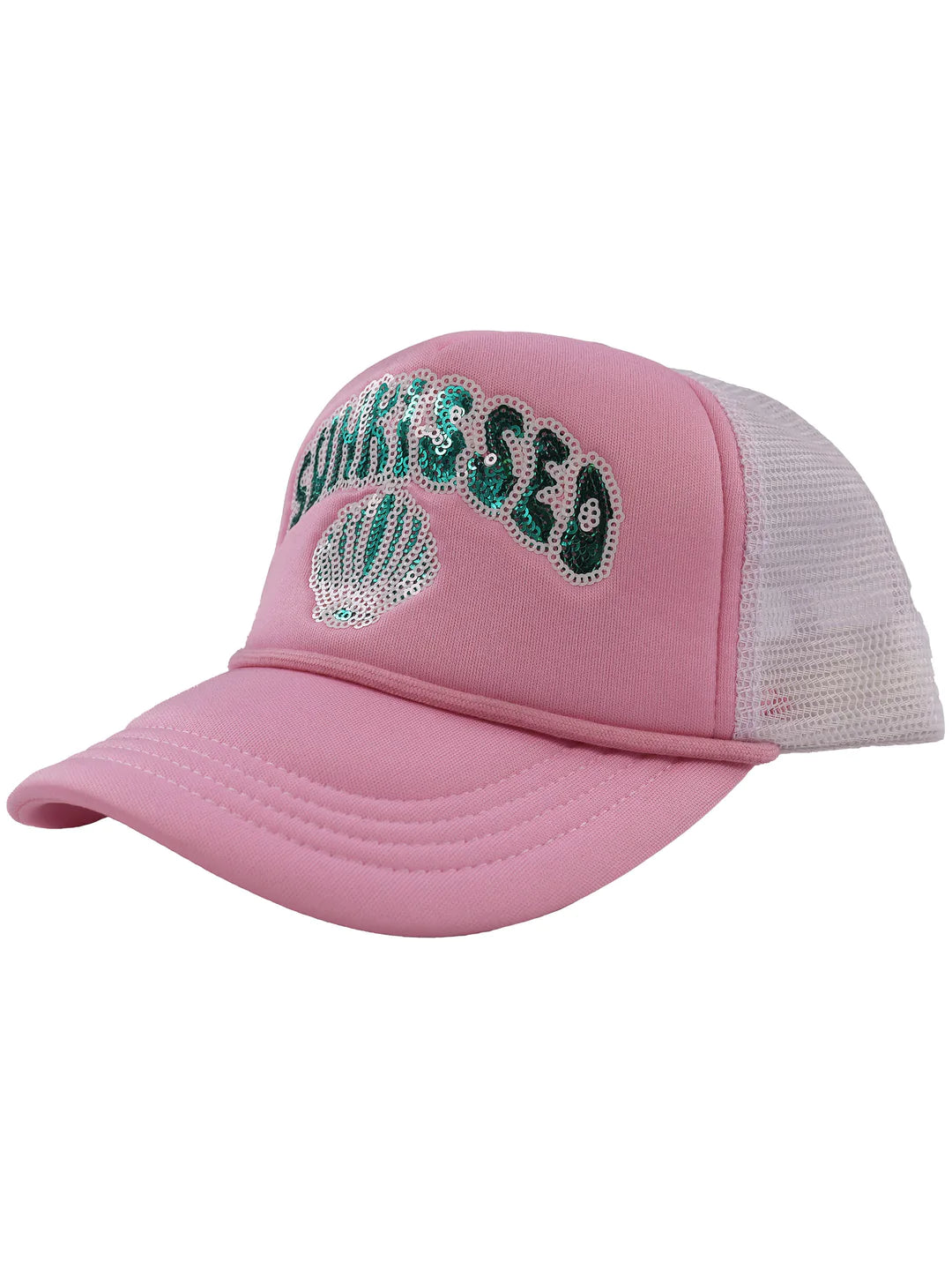 Simply Southern Sequin Trucker Style Hat - Sunkissed