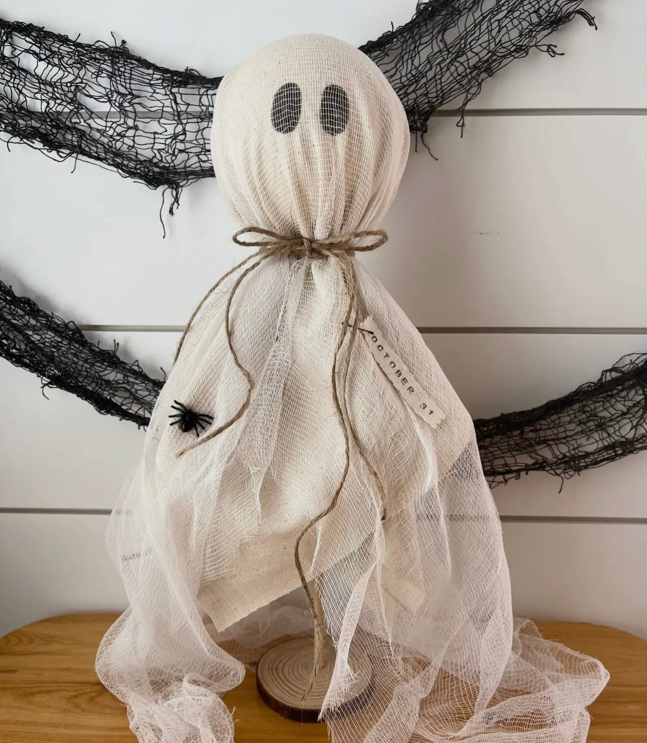 Rustic Primitive Halloween Ghost Home Decor