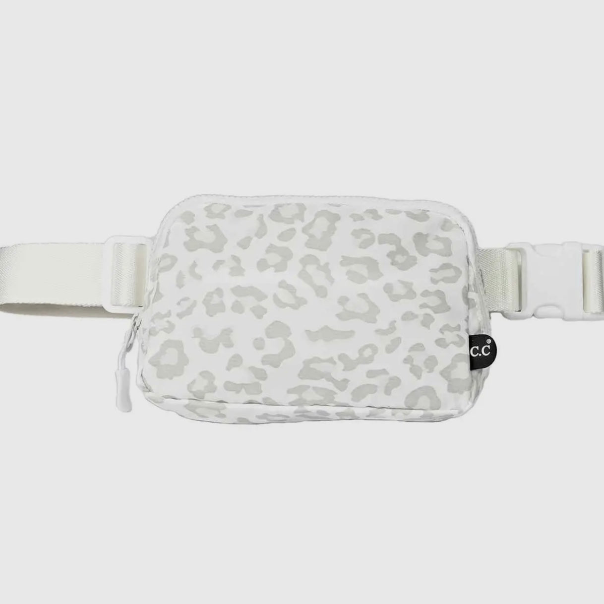 White Leopard Fanny Pack