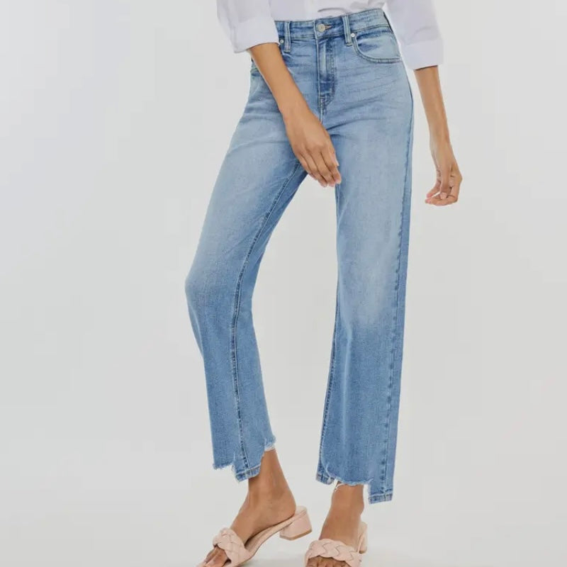 KanCan High Rise Straight Jeans