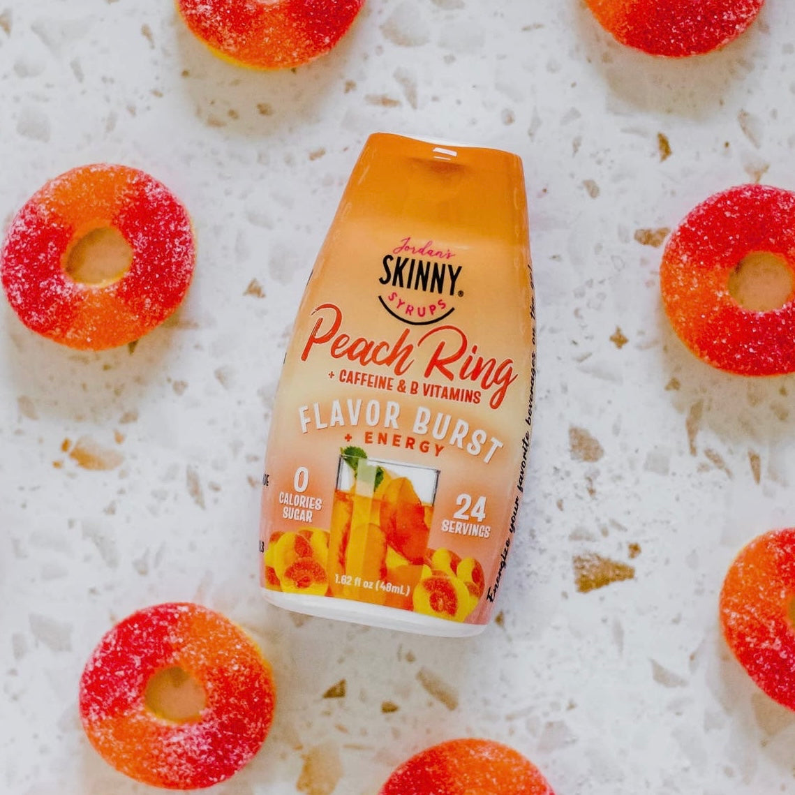 Sugar Free Peach Ring
+ Energy Flavor Burst