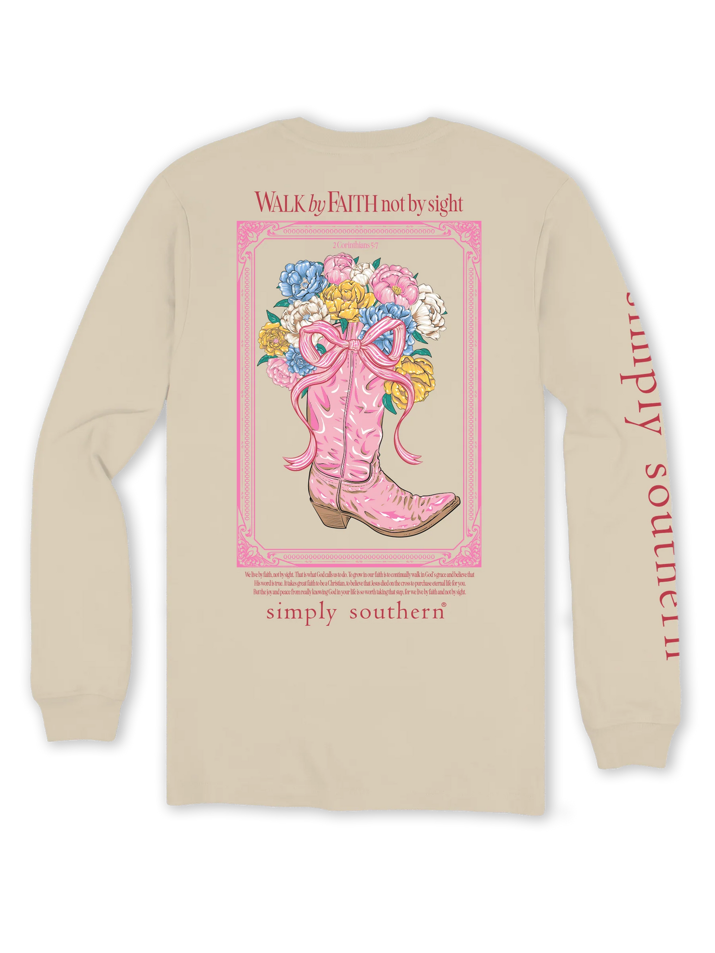 Simply Southern Walk By Faith Long Sleeve Shirt