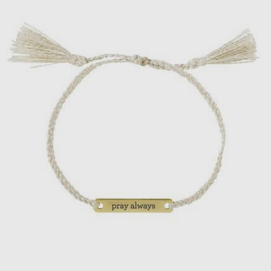 Joy in A Jar Bracelet - Pray Always