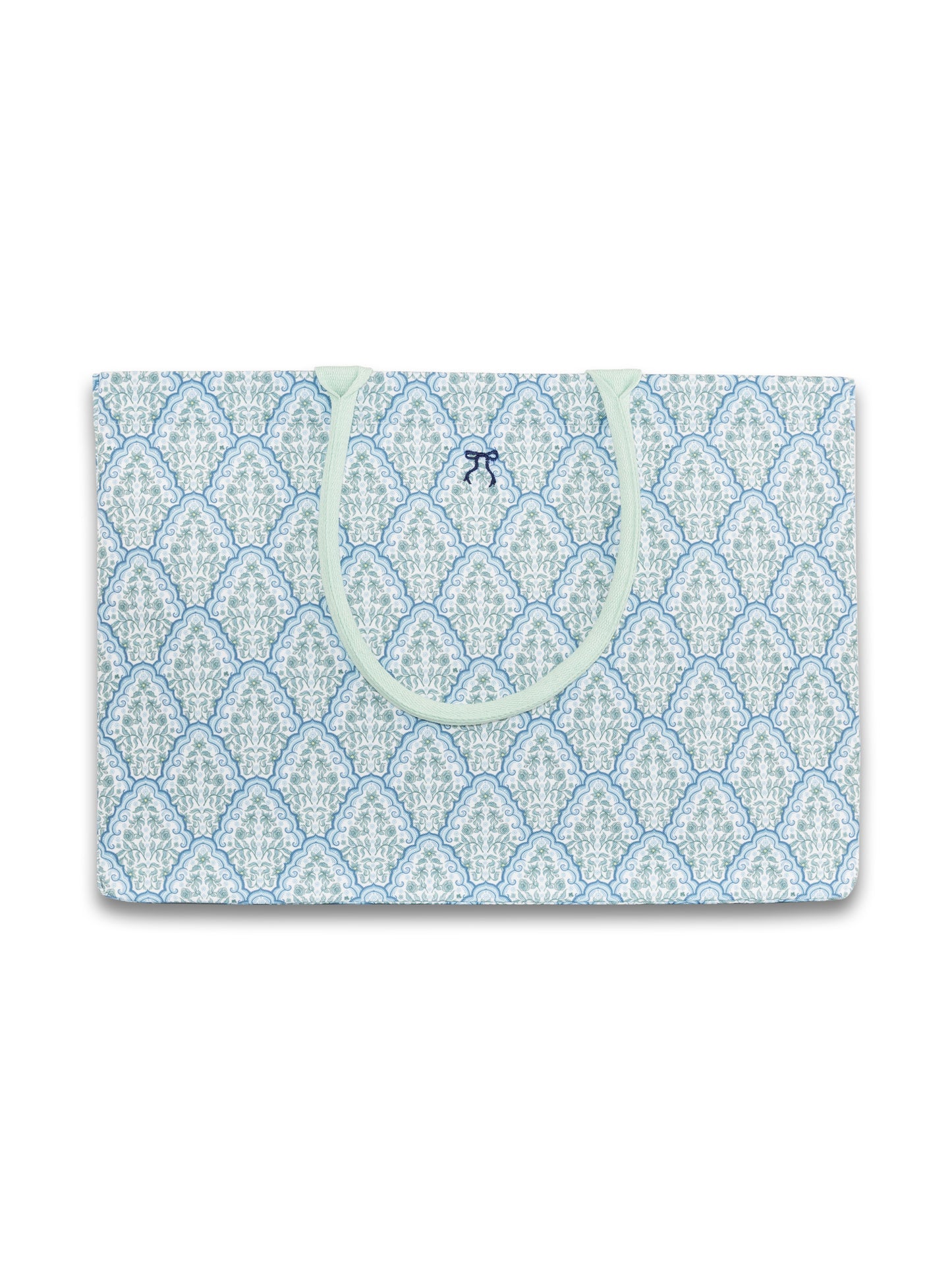 Simply Southern Scallop Floral Oversized Canvas Tote