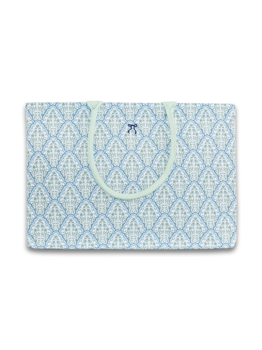 Simply Southern Scallop Floral Oversized Canvas Tote